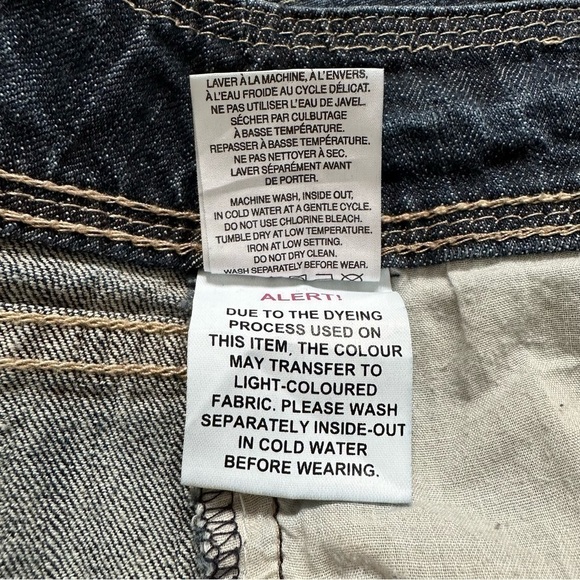 Coastal Cowgirl Denim Mini Skirt Jean Skirt Festival Fashion - Size 13 - Picture 9 of 11